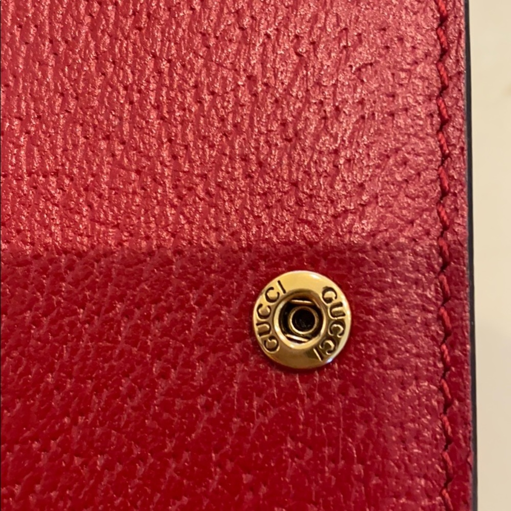 Gucci Card Case Wallet with bumble bee - Picture 6 of 8